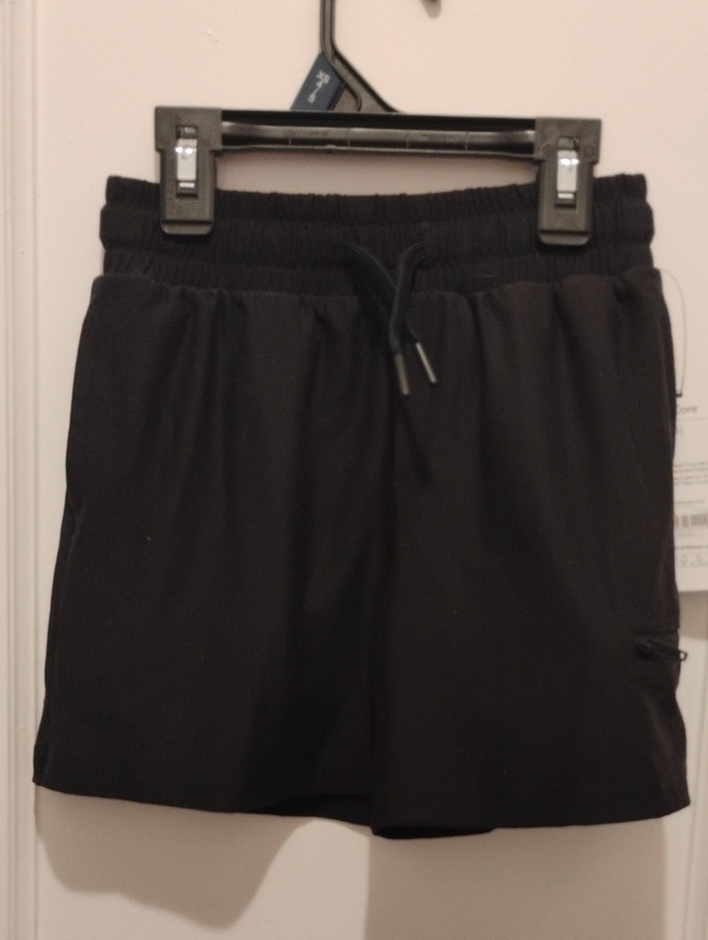 Black Women's Athletic Drawstring Shorts